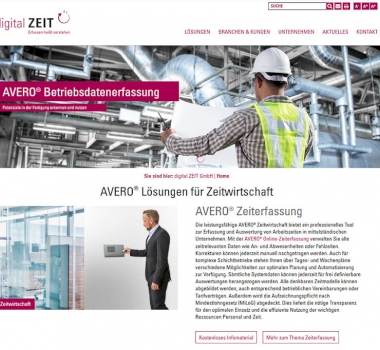 digital ZEIT Webseite - Keine Zeit, keine Zeit!
